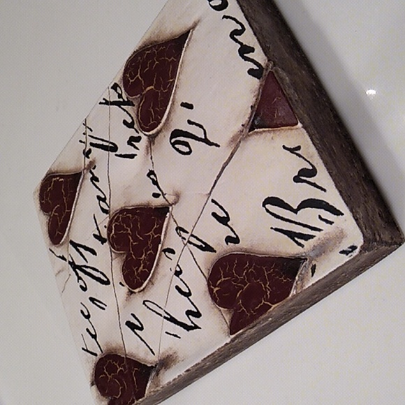 Sid Dickens T-01 "Red Hearts with Script" *Retired* Vintage - Picture 2 of 7